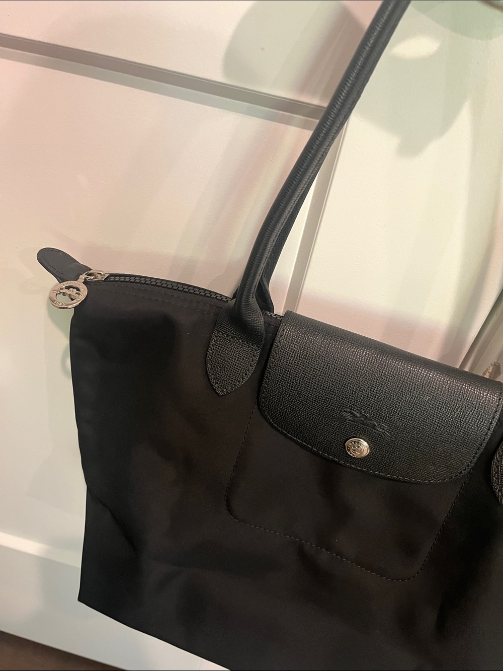 Longchamp Medium Le Pliage Nylon Tote - Picture 4 of 5
